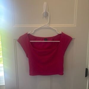 Shein Pink Crop Top